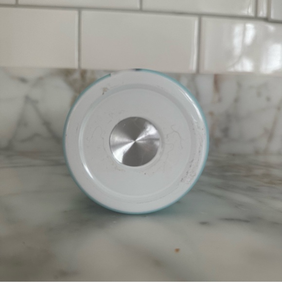 Tiffany Blue Stainless Skinny Tumbler with White Ribbon Design - 20oz - Picture 5 of 5